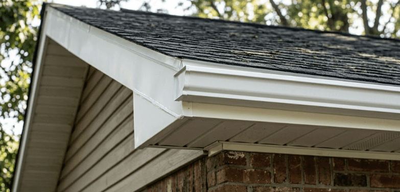 Completed asphalt shingle roof repair by Parker Roofing in Cincinnati, OH