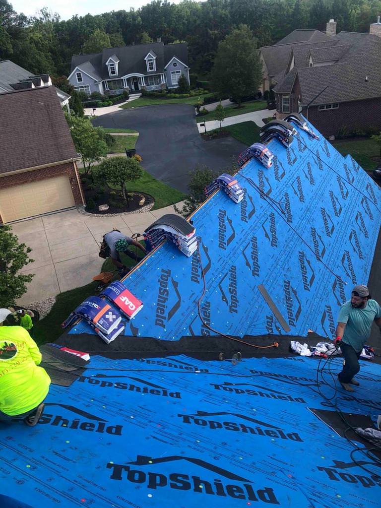 Completed roof replacement by Parker Roofing in Greater Cincinnati