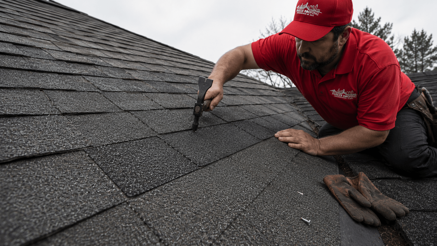 Completed storm damage repair by Parker Roofing in Greater Cincinnati